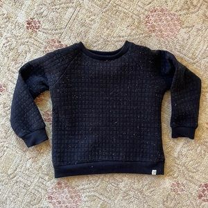 Navy Blue Knit Sweatshirt w speckles